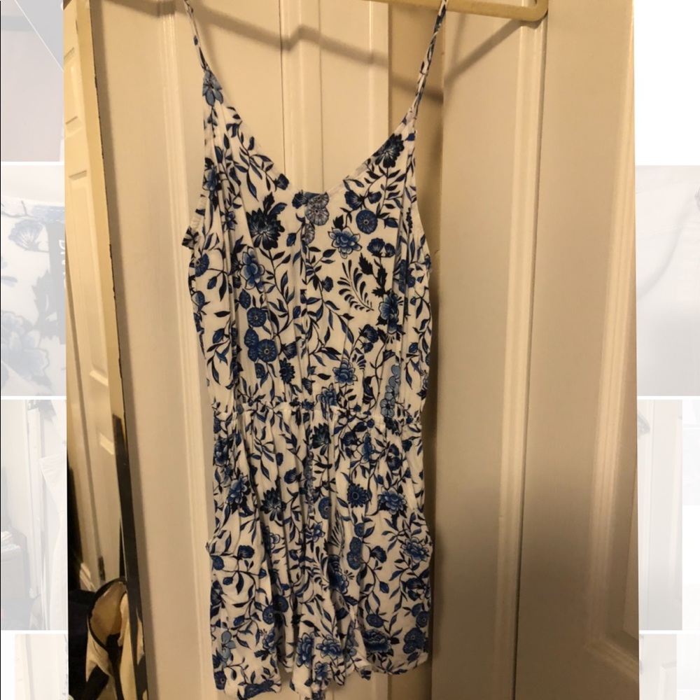 Floral patterned romper
